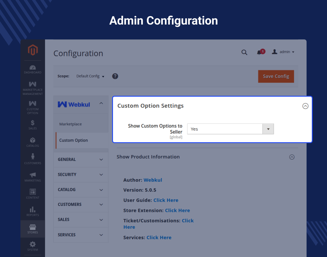 Magento 2 Custom Option Marketplace Add-on