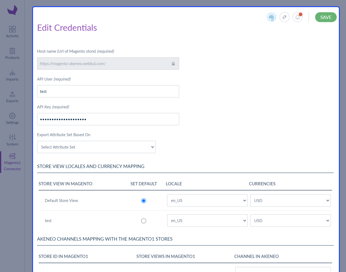 Magento (OpenMage) Akeneo PIM Connector