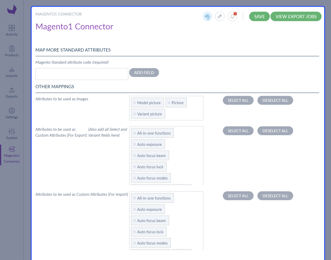 Magento (OpenMage) Akeneo PIM Connector