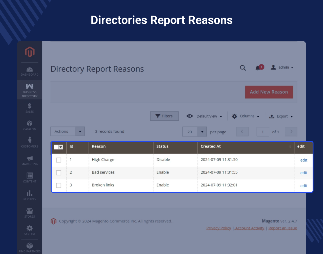 Magento 2 Business Directory