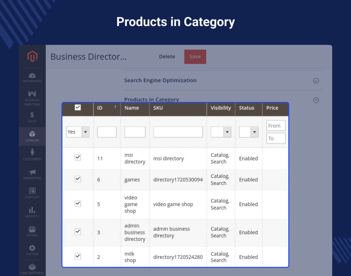 Magento 2 Business Directory