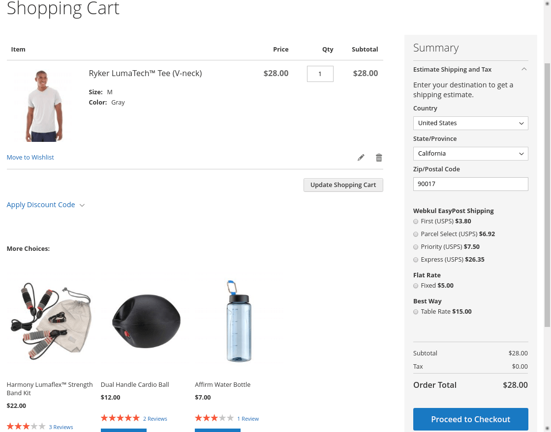 Magento 2 Marketplace EasyPost Shipping