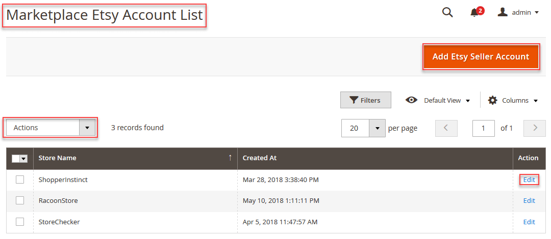 Magento 2 Marketplace Etsy Connector