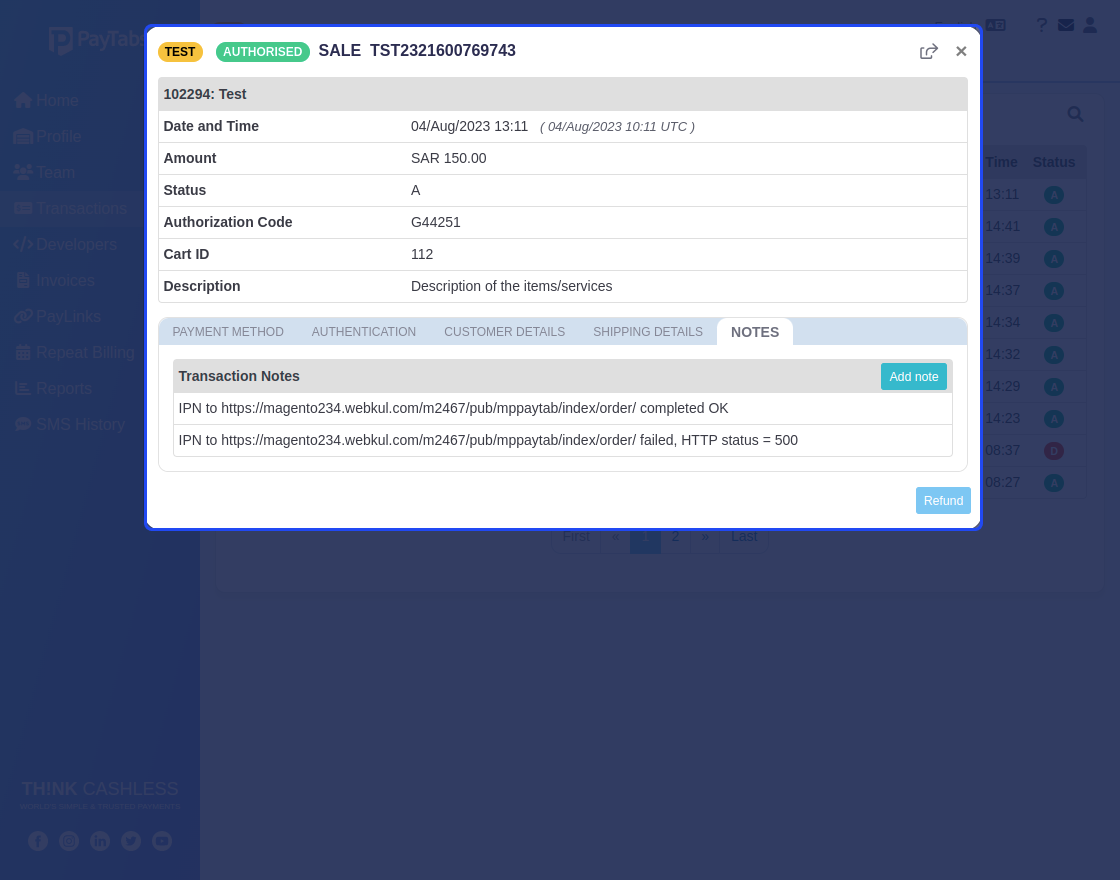 Magento 2 Multi Vendor PayTabs Payment Gateway