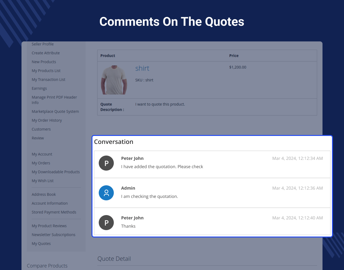 Magento 2 Quote System Marketplace Add-on