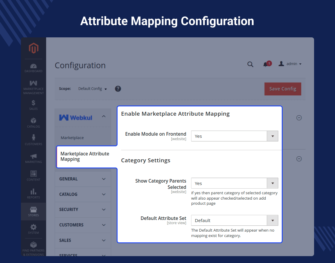 Magento 2 Multi Vendor Attribute Set Mapping 