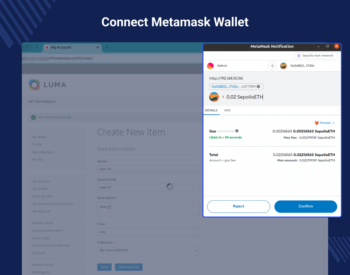 Magento 2 NFT Marketplace