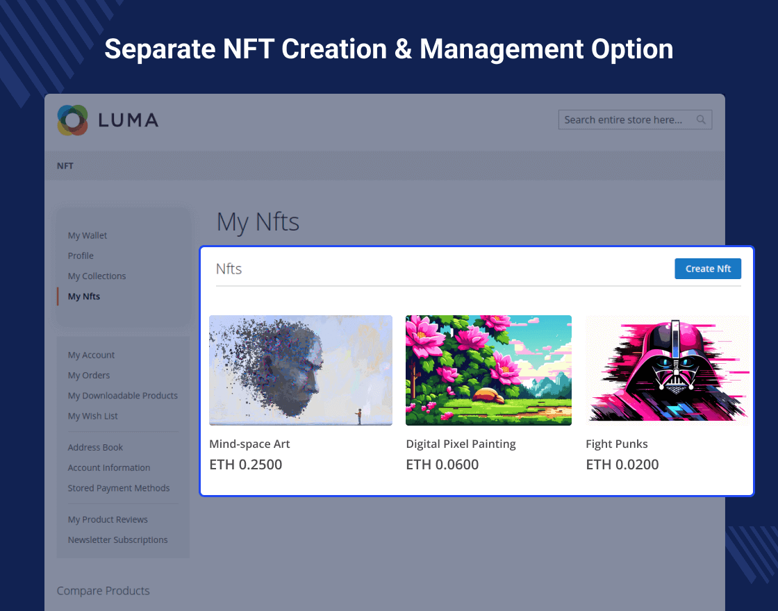Magento 2 NFT Marketplace