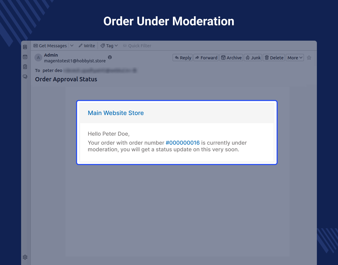 Magento 2 Order Approval Extension