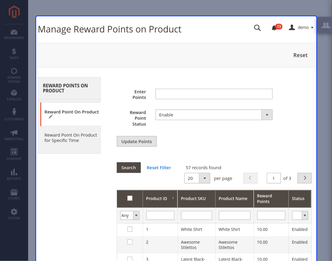 Magento 2 Reward Points Extension