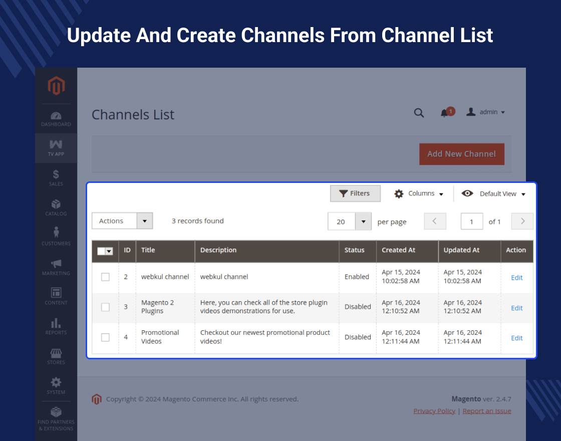 Magento 2 TV App