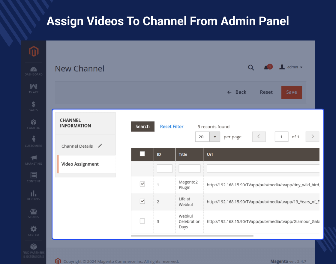 Magento 2 TV App