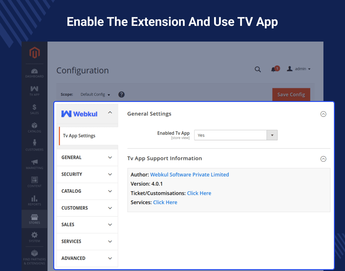 Magento 2 TV App