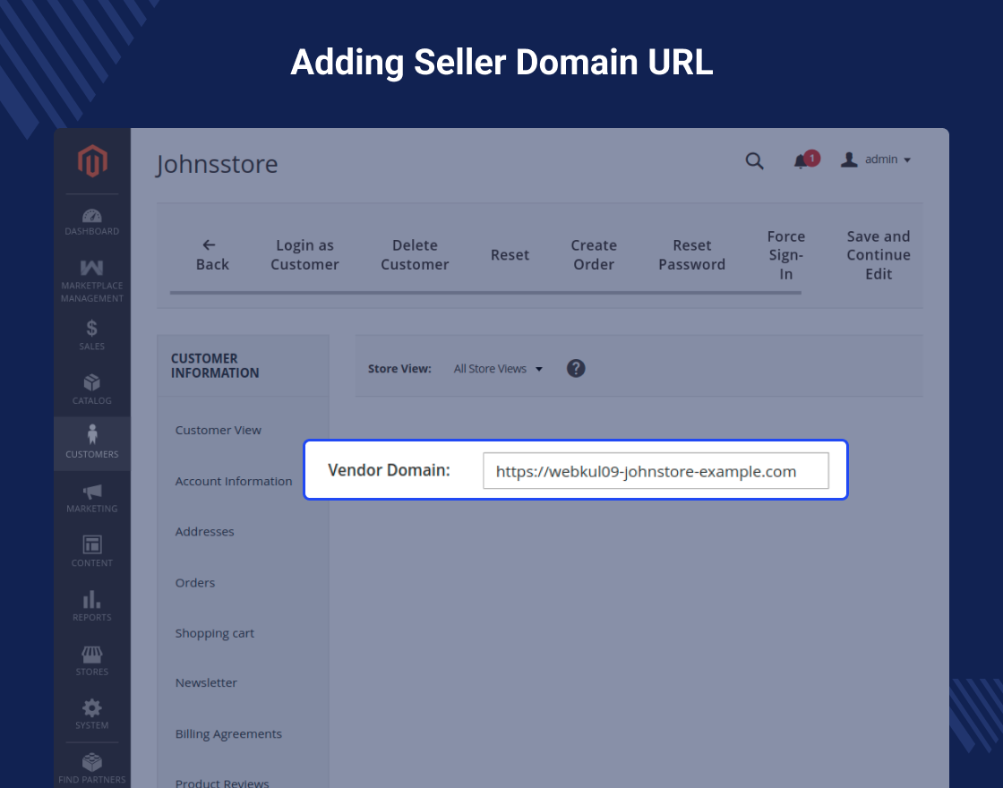 Magento 2 Vendor Subdomain