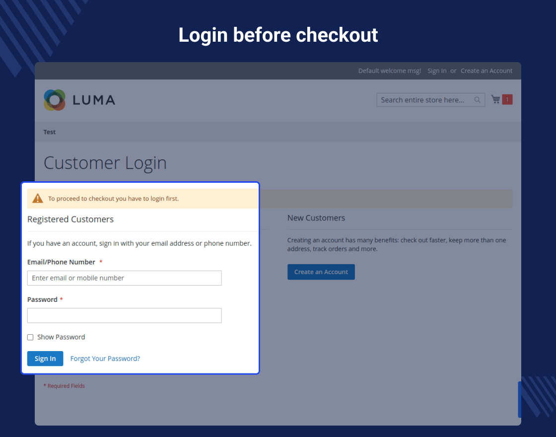 Magento 2 Mobile Number Login