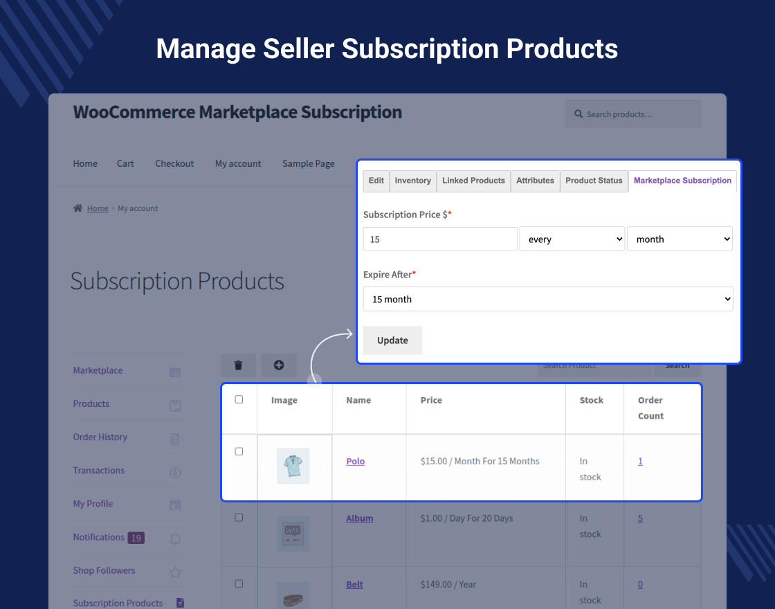 WooCommerce Multi Vendor Subscription