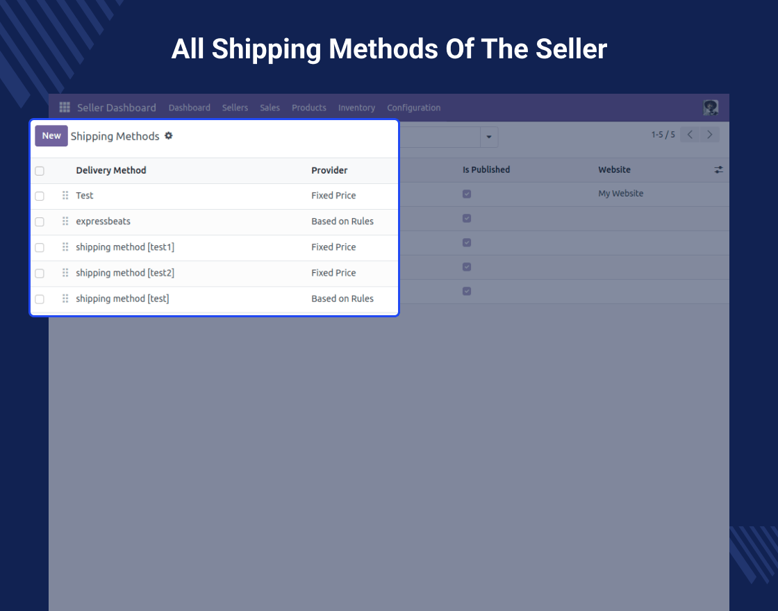 Odoo Marketplace Seller Shipping
