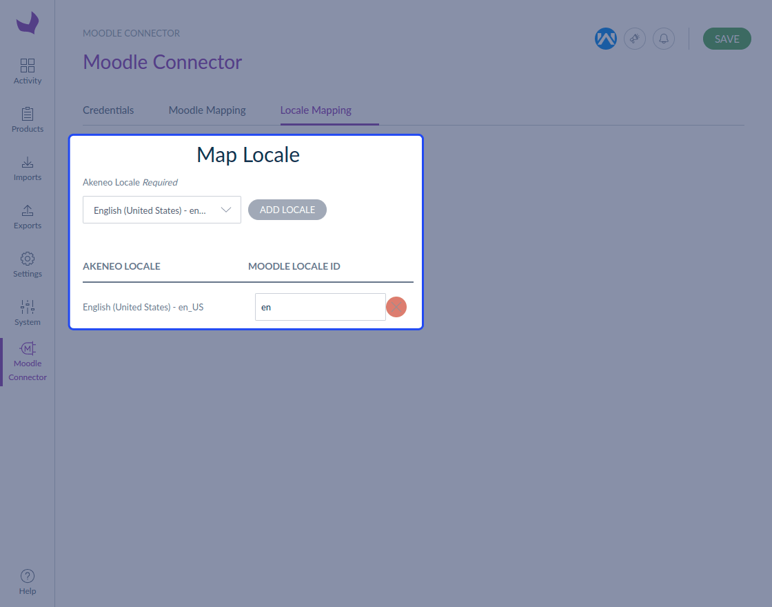 Moodle Akeneo Connector