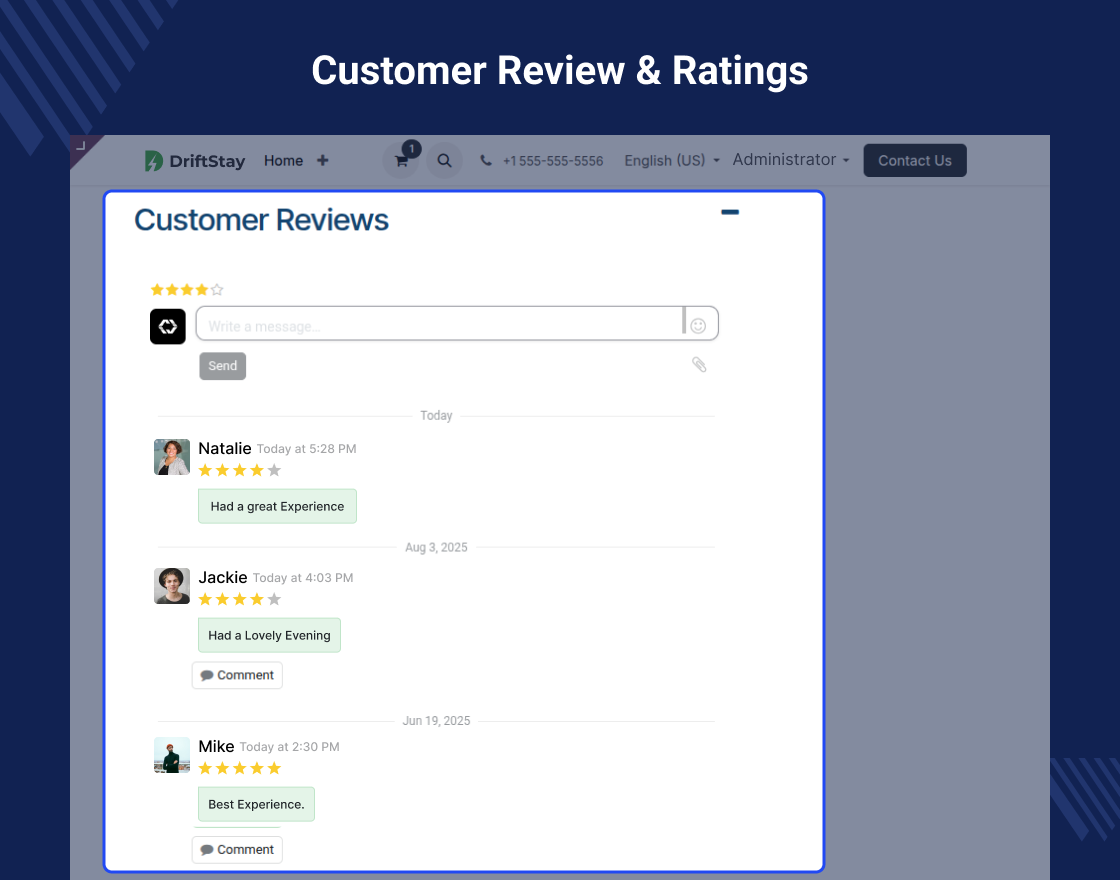 Odoo Hotel Management System
