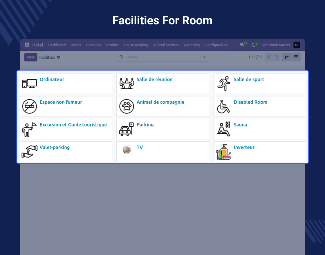 Odoo Hotel Management System