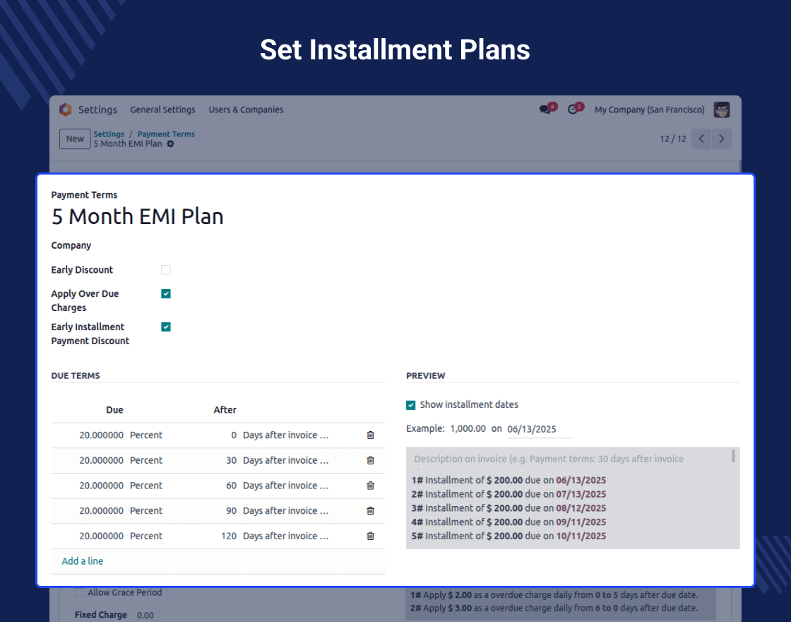 Odoo Layaway Order Management