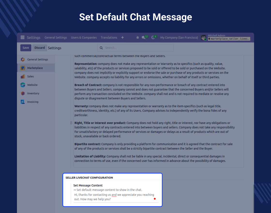 Odoo Marketplace Buyer Seller Live Chat