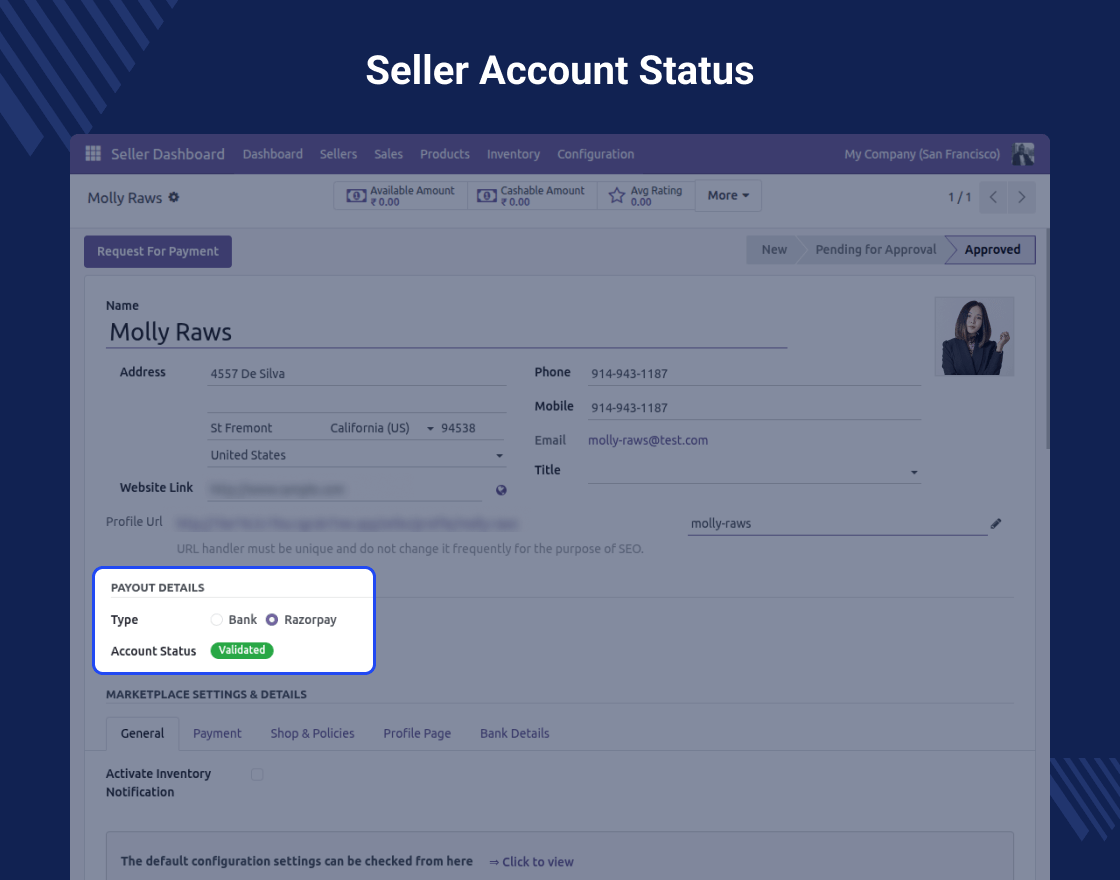 Odoo Marketplace Razorpay Seller Payouts