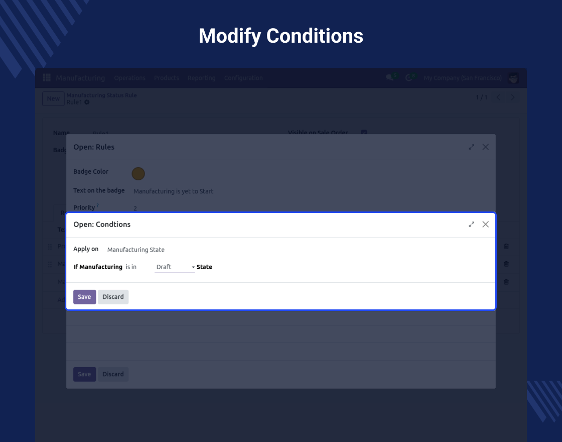 Odoo MO Status Management & Tracking