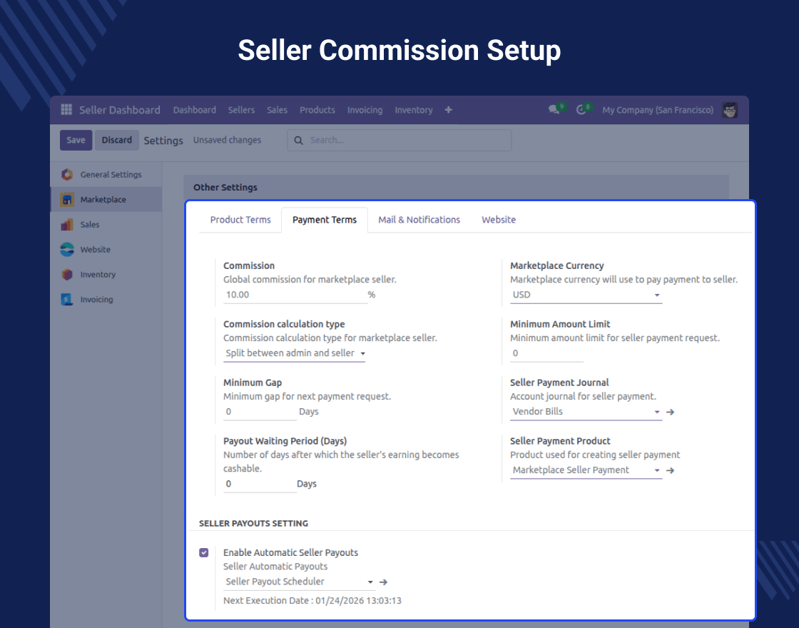 Odoo Multi Vendor Marketplace