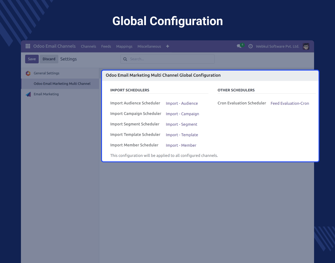 Odoo MultiChannel Email Marketing