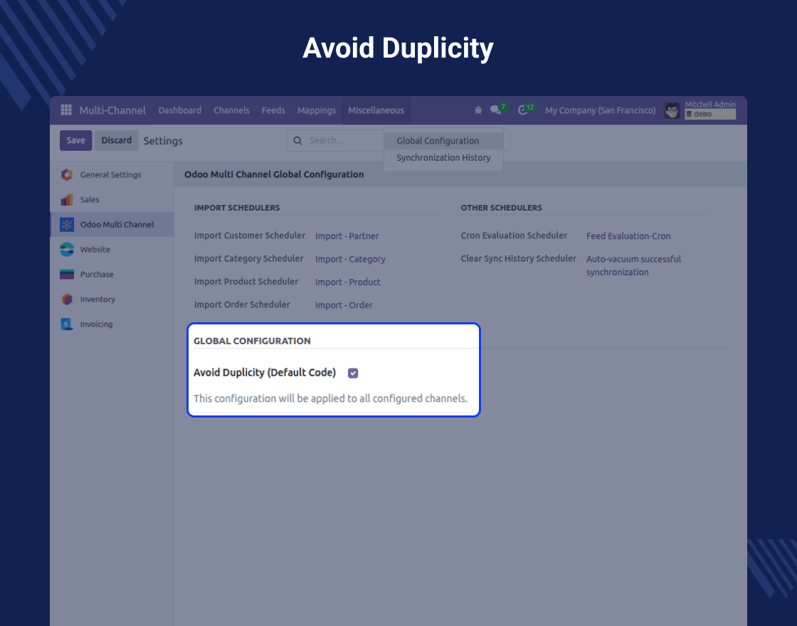 Multi Channel Prestashop Odoo Bridge