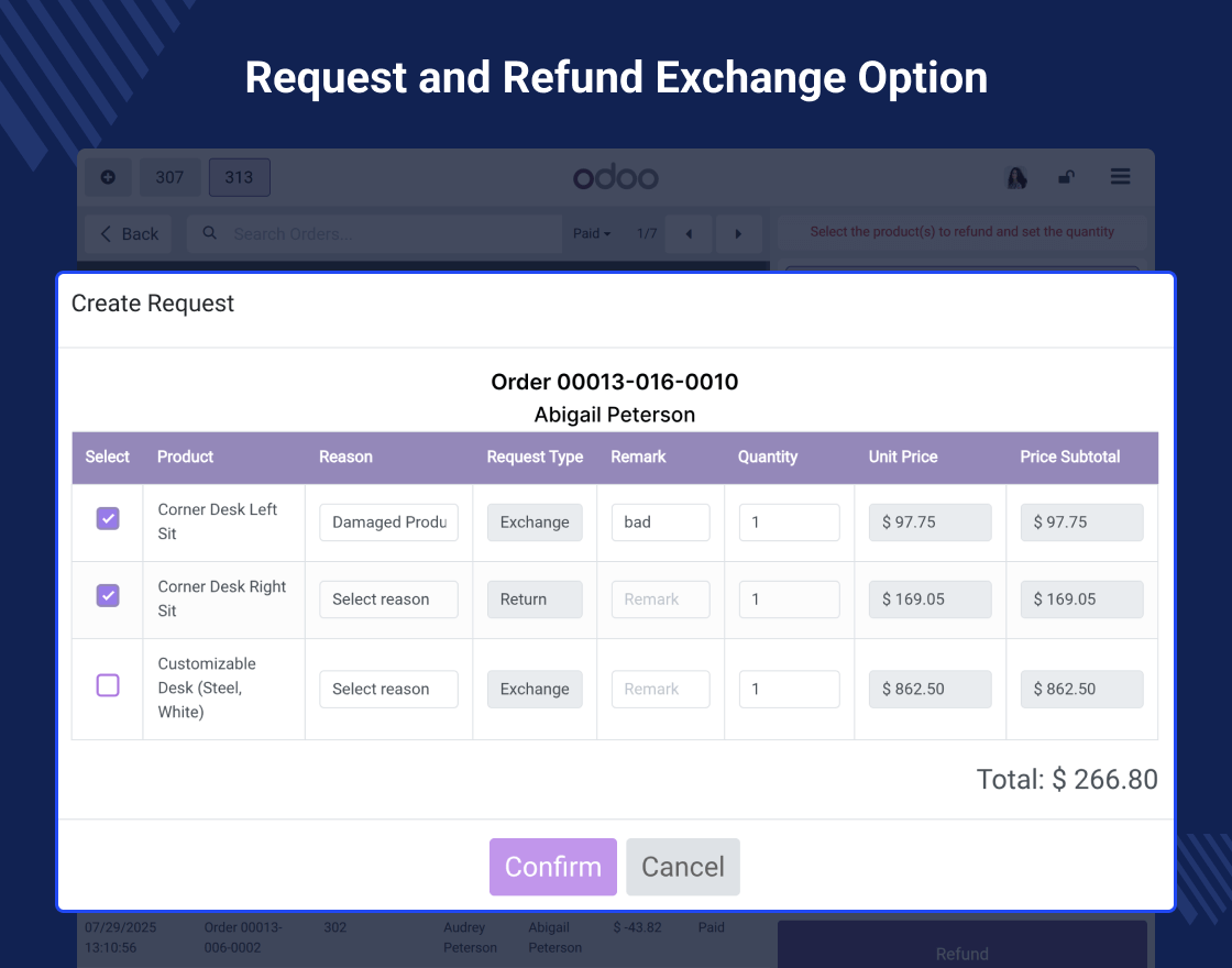 Odoo POS RMA