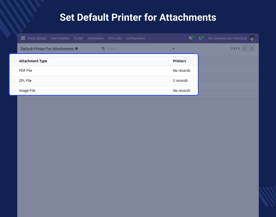 Odoo Print Direct