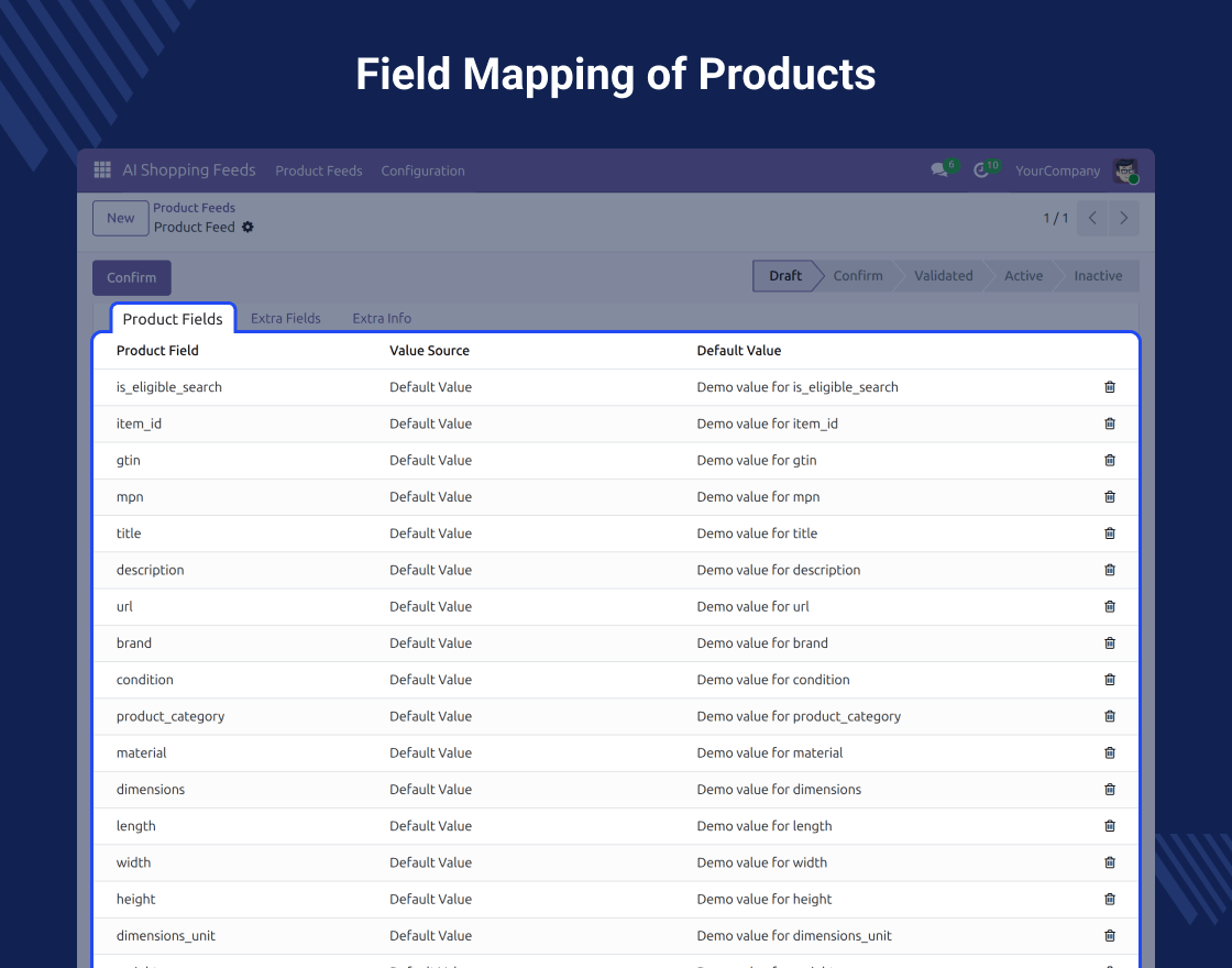 Odoo Product Feed for ChatGPT