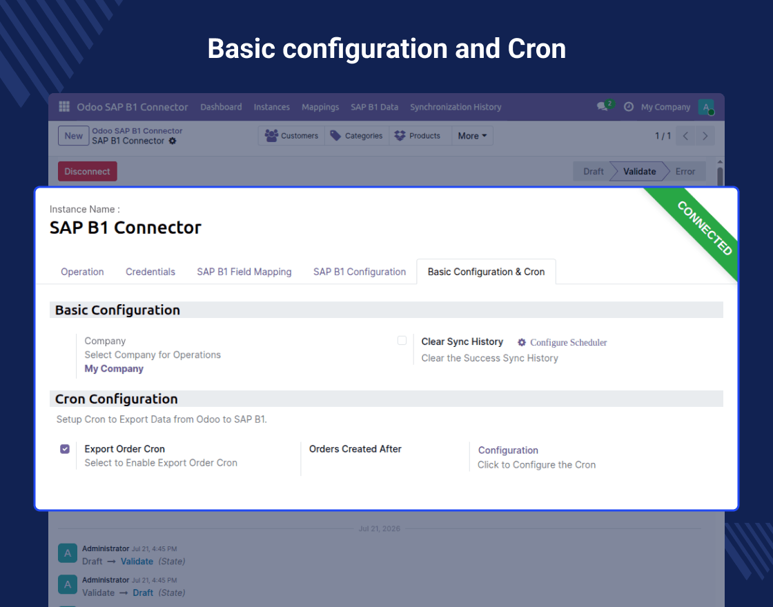 Odoo SAP B1 Connector