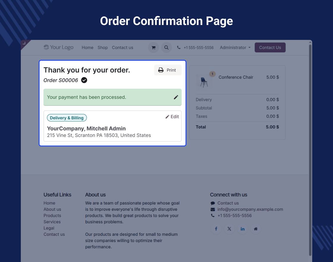 Odoo SKN Pay Payment Provider