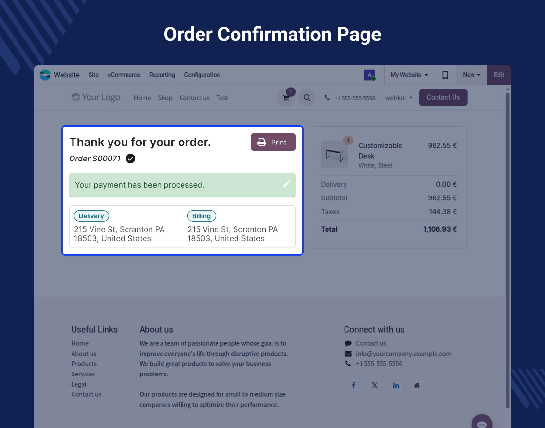 Odoo Website Monetico Payment Acquirer