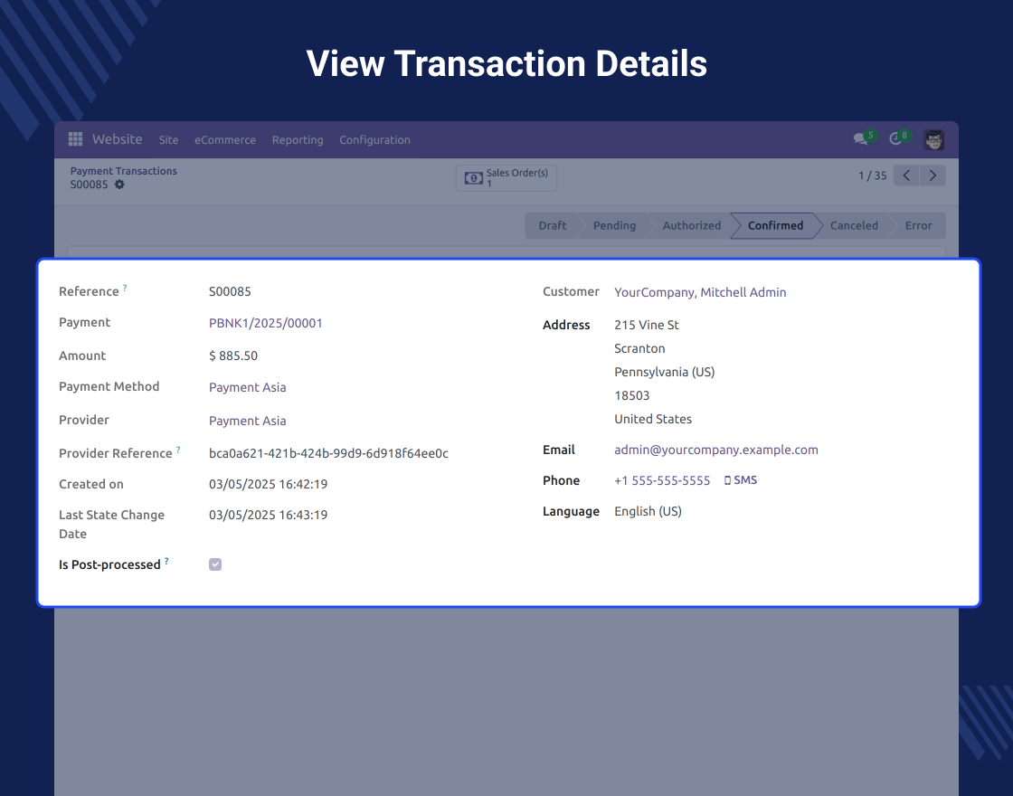 Odoo Website PaymentAsia Payment Acquirer