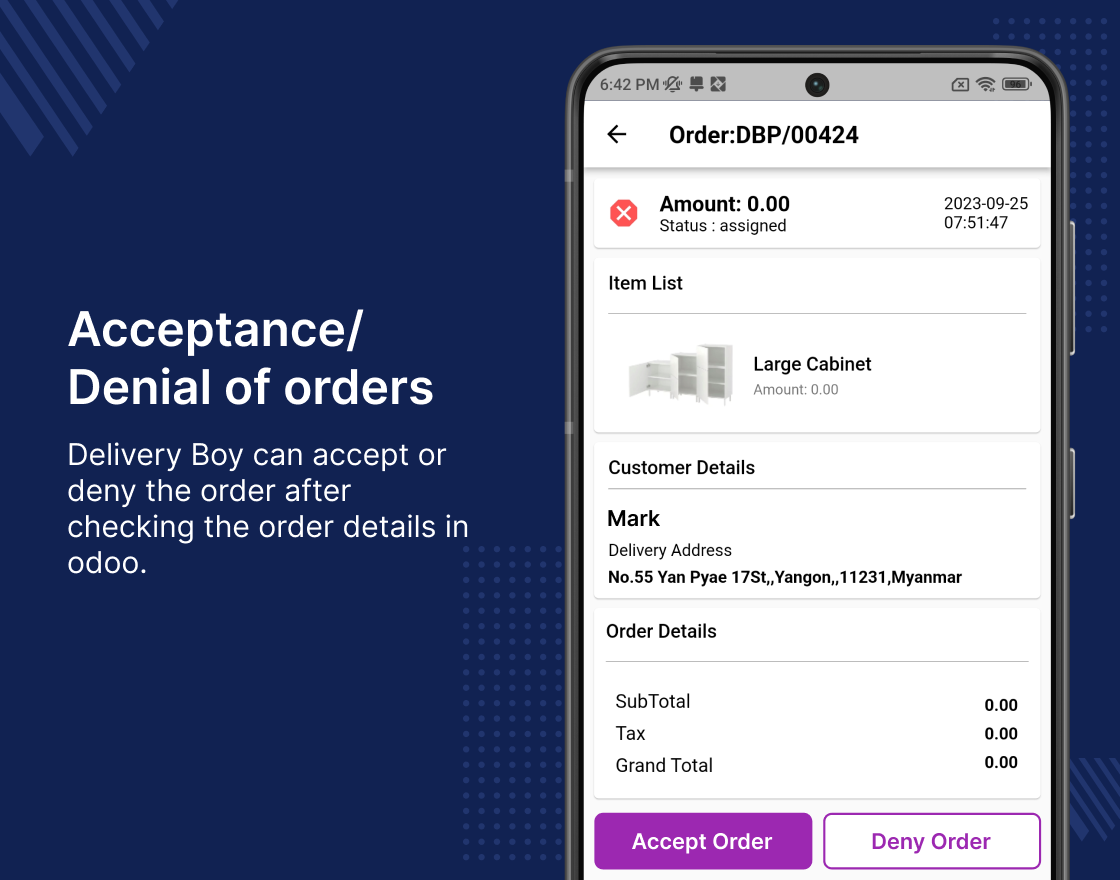 Odoo Delivery Boy App