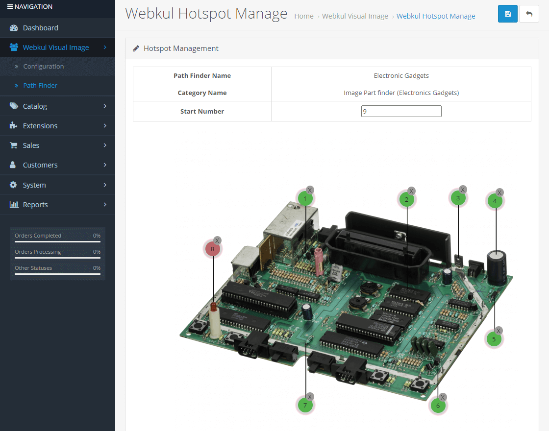 Opencart Image Part Finder