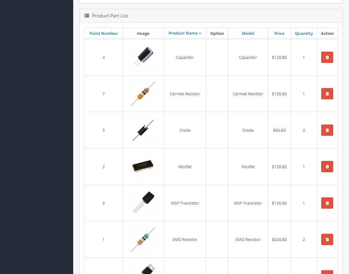 Opencart Image Part Finder
