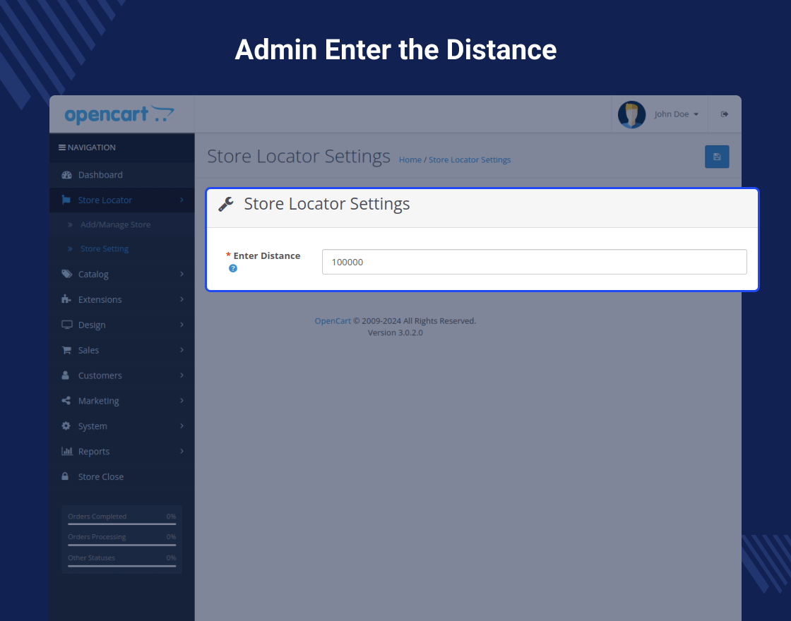 Opencart Store Locator