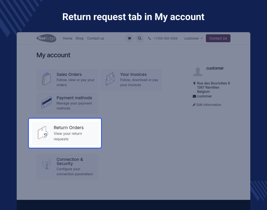 Odoo Return Merchandise Authorization (RMA)