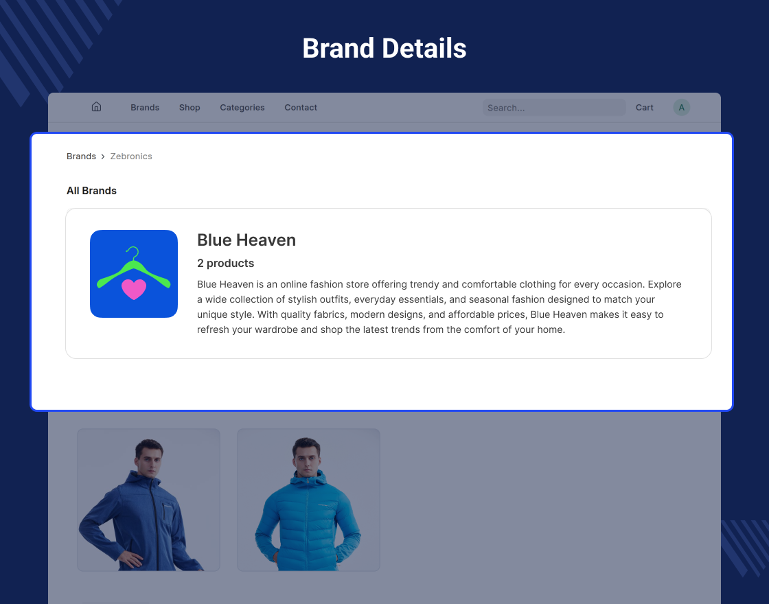 ERPNext Website Product Brand