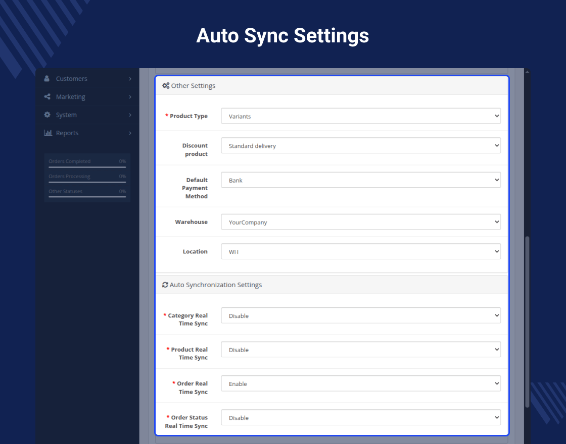 Odoo SaaS Opencart Connector