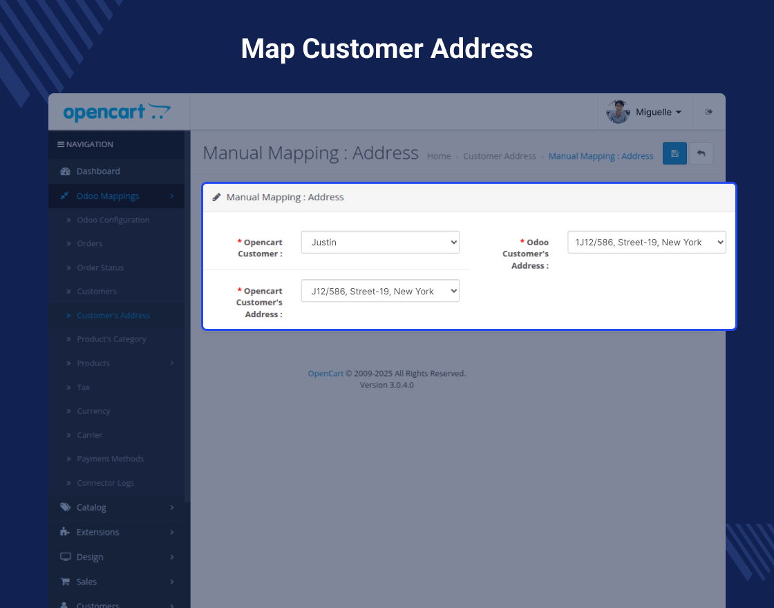 Odoo SaaS Opencart Connector