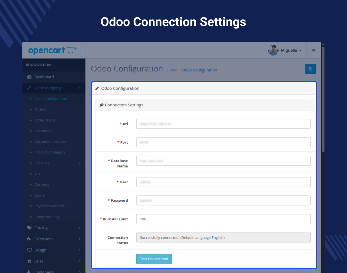 Odoo SaaS Opencart Connector