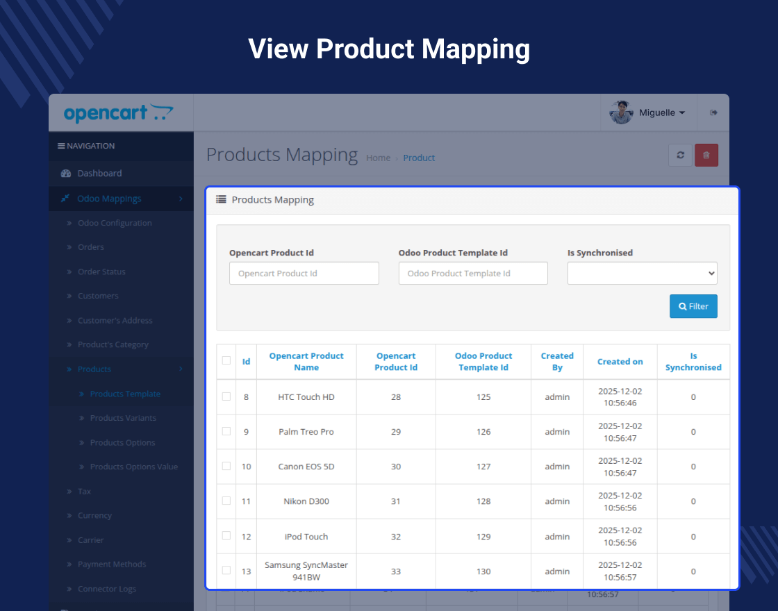 Odoo SaaS Opencart Connector