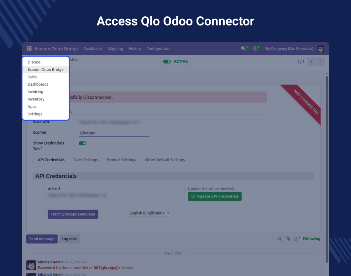 Qlo Odoo Connector