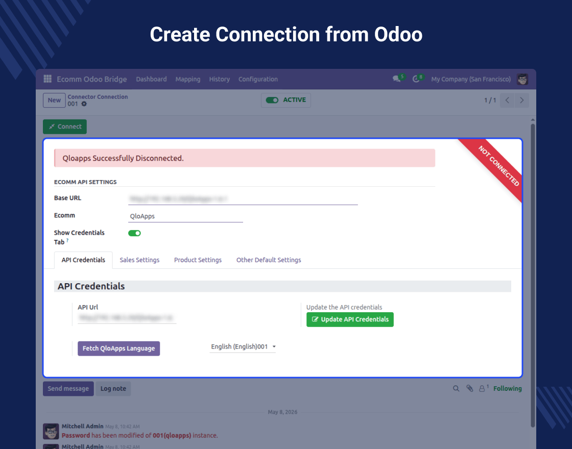 Qlo Odoo Connector